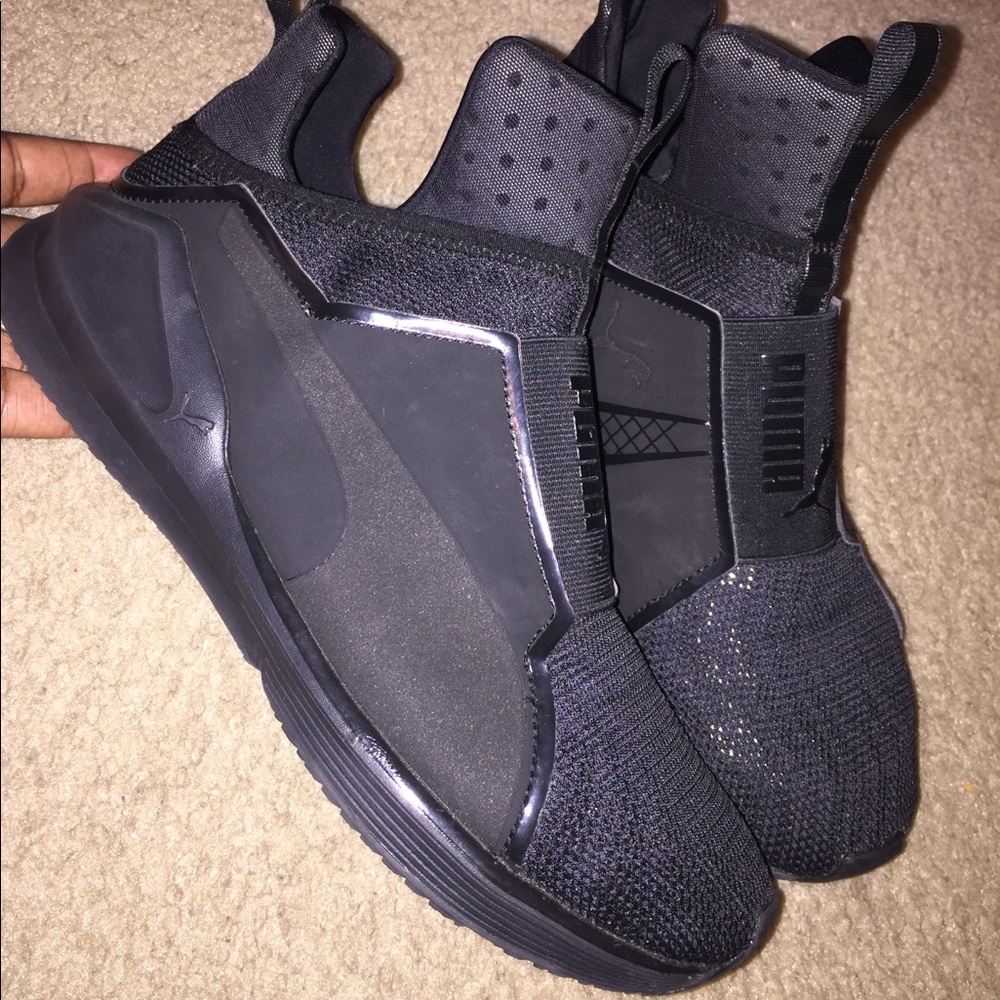 All black Puma Fierce